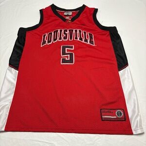 Louisville Cardinals #5 Colosseum Basketball Jersey Men’s Size Large